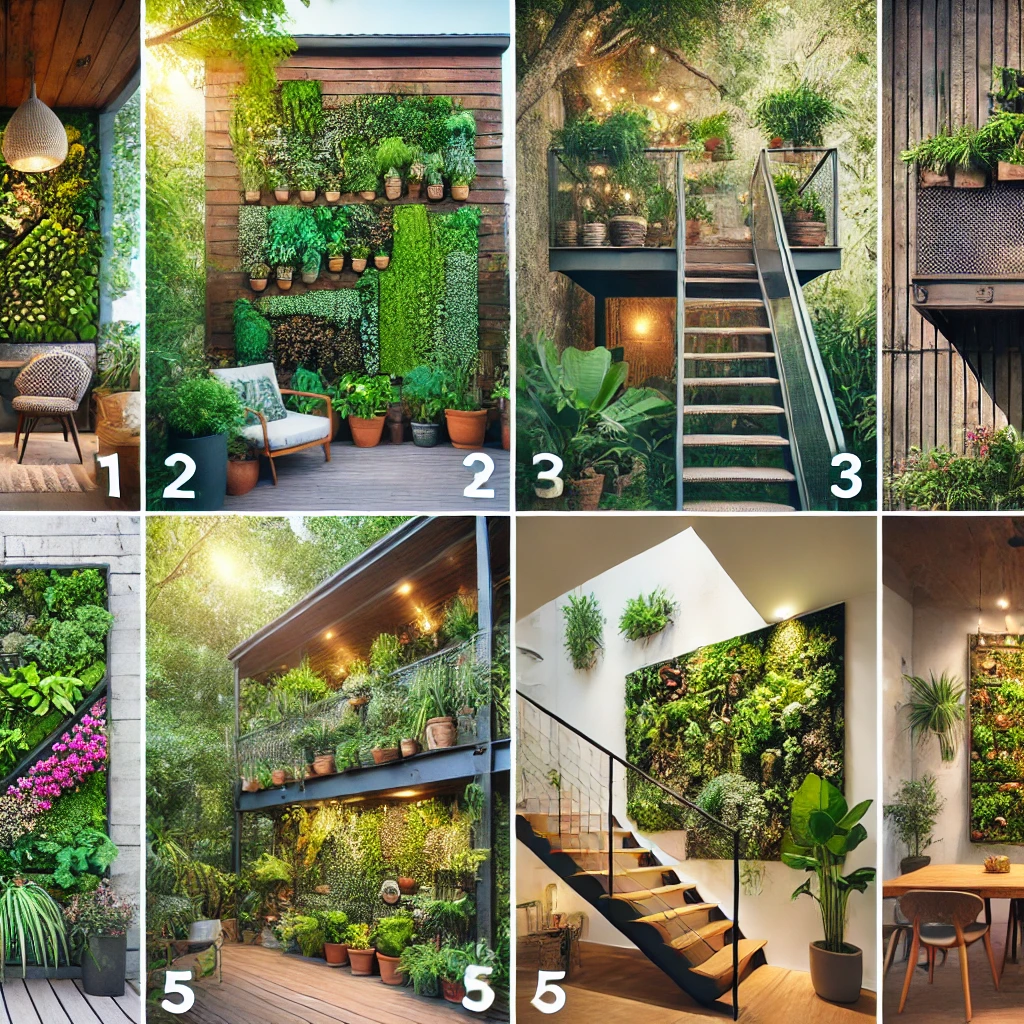 Decore seu ambiente com a harmonia da natureza, hortas e jardins verticais.